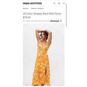 NWT !!! Urban Outfitters Midi Dress